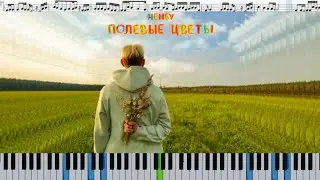 HENSY - Полевые цветы (кавер на пианино + ноты)