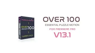 Essential Puzzle Motion Elements Pack for Adobe Premiere Pro 2019