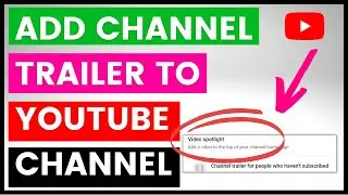 How To Add A YouTube Channel Trailer To Your YouTube Channel Home Page? [in 2024]