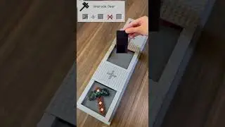Crafting Minecraft Netherite Pickaxe BUT LEGO! 