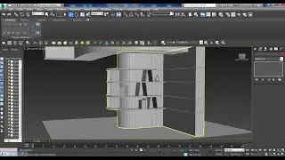 Tutorial on Modeling a Designer Shelve for Interior in 3dsmax.