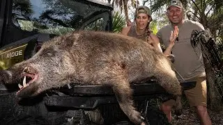 We Finally Killed BOARZILLA!!!! {Catch Clean Cook} The Biggest Cutters I've ever seen!