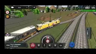 WAP-7 HIGH-SPEED CROSSING TRACK INDIAN TRAIN SIMULATOR #trainsimulator