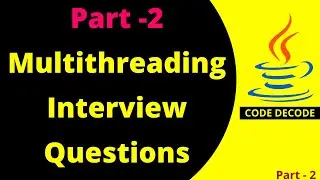 Java Multithreading Interview Questions and Answers || Daemon Thread in java || Part 2 (Live Demo)