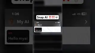 Snapchat MYAI caught💀📸 (reupload)
