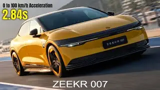 Chinese Zeekr 007 EV Sedan Revealed To Rival Tesla