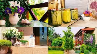 🏠 УЮТНЫЙ ДЕНЬ ДОМА🌞 СЕЗОН ЗАГОТОВОК. Маринованные Бутербродные Огурцы🥒 Уход за Цветами #дом #цветы