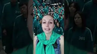 Яжмать на игре в кальмара 