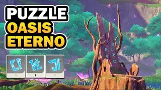 ✨PUZZLE OASIS ETERNO + 7 COFRES ( MISIÓN DE MUNDO Y PUZZLES ) | GENSHIN 3.4 | RECUERDOS DEL OASIS