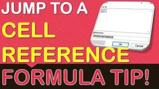 Jump To A Cell Reference Within An Excel Formula