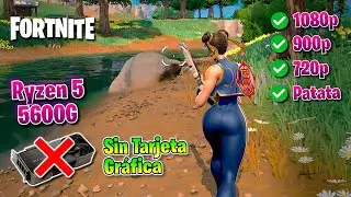 ✅ Ryzen 5 5600G ✅ Fortnite - Capítulo 4 - Temporada 3 🔴 With No Graphics Card 🔴