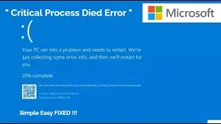 How to Fix Critical Process Died Blue Screen Error on Windows 10 and 11