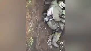🦾Русский воин непобедим. Боец со стальными нервами отбрасывает прилетающие к нему гранаты ВСУ.