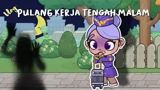 VLOG : PULANG KERJA SAAT TENGAH MALAM, AKU DI IKUTIN HANTU ! AVATAR WORLD DRAMA ROLEPLAY