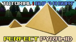 ‼️ Tutorial ‼️ PERFECT PYRAMID ‼️ How to Make in Roblox Build a Boat ‼️