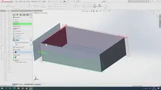 Кнопки SolidWorks #9 плоская поверхность