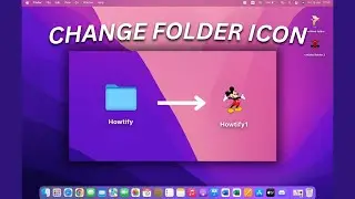 How to change icon of folder on mac | 2024