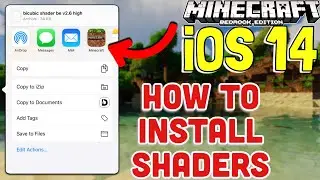 (iOS 14) HOW TO INSTALL SHADERS/ADDONS In Minecraft PE iOS 14 (How To Fix mcpack Import Error)