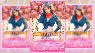 Birthday Flyer Design Photoshop 2021