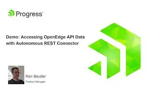Accessing OpenEdge API Data with Autonomous REST Connector from Progress
