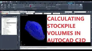 Calculating Stockpile Volume in AutoCad Civil 3D
