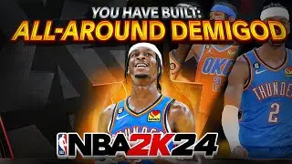 BEST SHAI GILGEOUS ALEXANDER BUILD NBA 2K24! BEST ALL-AROUND DEMIGOD BUILD 2K24!