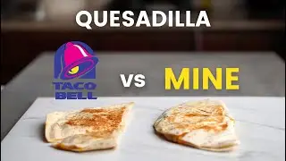 Making TacoBell Chicken Quesadilla at Home