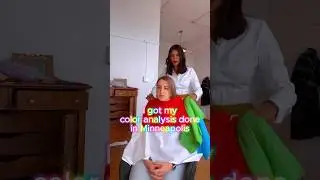 I got a personal color analysis done
