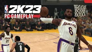 Lebron vs Kyrie | Lakers vs Nets | NBA 2K23 PC Gameplay 