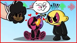 Anime Chibi Fnf vs Finger - Friday Night Funkin Animation - Evil Whitty & Demon Lemon