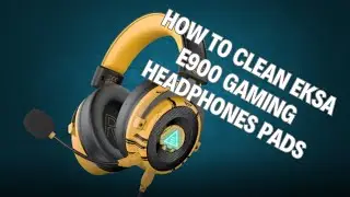 How to clean Eksa e900 gaming headphones pads (Step By Step) 2024