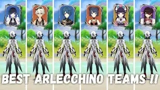 Best TEAMS for C0 Arlecchino? Genshin Impact Arlecchino