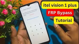 Itel Vison 1 plus FRP Bypass Tutorial || Itel conform Password Solution After Hard Reset