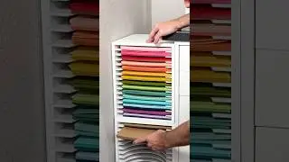 This Paper Storage Is GAMECHANGING For Your Craft Room!🤯 #asmr #asmrsounds #organization