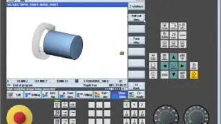SINUMERIK. токарная обработка в ISO.  Урок 1