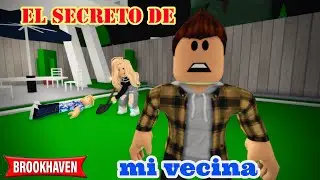 EL SECRETO DE MI VECINA - Parte 1 | Roblox Brookhaven rp| Mini pelicula(Con voces)Historia de Roblox
