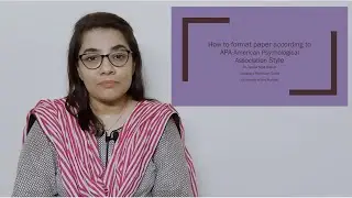 How to format thesis manuscript according to APA