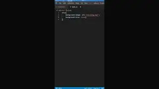 How To Add Background Image in Html Visual Studio Code #shorts