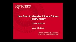 New Tools to Visualize & Map Climate Futures in New Jersey