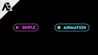 After Effects Tutorial: Motion Animation Play-Button (Simple-Method)