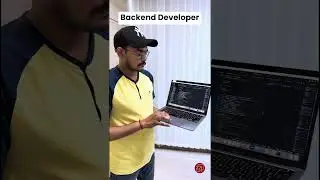 Frontend Developer vs Backend Developer #officefun #shorts