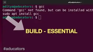 [SOLVED] Command 'gcc' not found | Build Essential ✅ GCC ❌