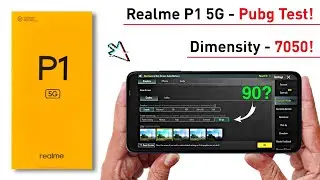 Realme P1 5G Pubg Test - Graphics Test.! FASTEST CHIPSET Under 15k.!🤯