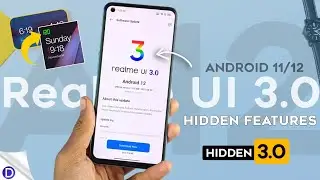 Realme UI 3.0 New Hidden Features | Enable Any Realme Devices | Android 12 Features | realme UI 3.0⚡
