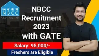 NBCC Recruitment 2023 with GATE | Salary: Rs. 95,000 | 25 Posts