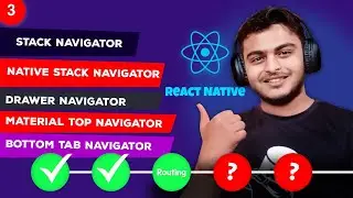 React Navigation Compete Tutorial with Projects 🔥🔥