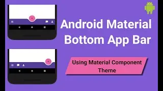 How to Implement Bottom Navigation With Floating Action Button | MDC | Android Studio