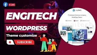 Engitech IT Solutions Services WordPress Theme customize 2023