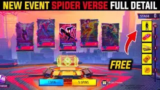 free fire new event | how to get spider sense emote in free fire | New spider verse event free fire