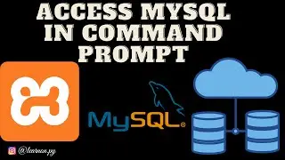 How To Access MySQL Database of XAMPP Using Command Prompt | Execute MySQL Query | Learnonpy |